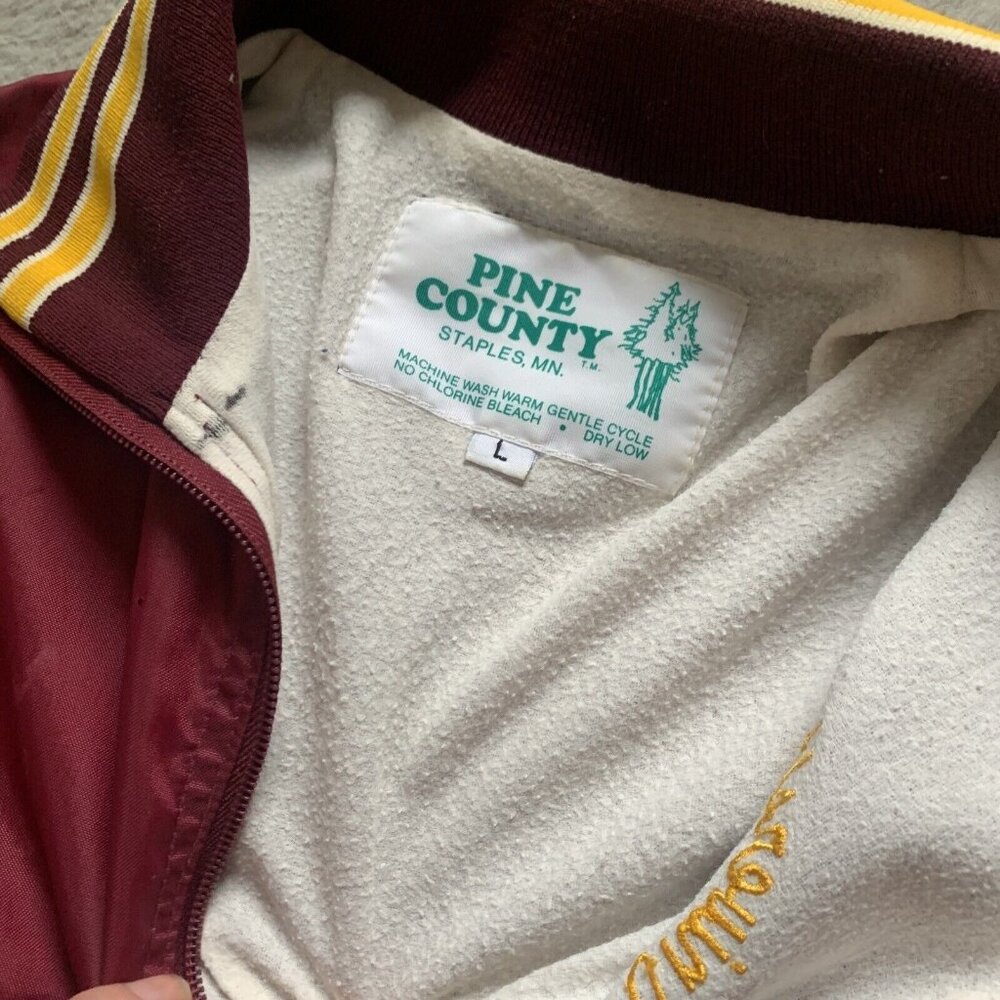VTG University Of Minnesota Jacket Women’s Size L  Pine County - Picture 8 of 13